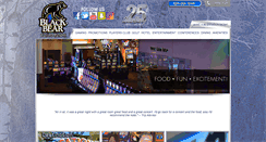 Desktop Screenshot of blackbearcasinoresort.com